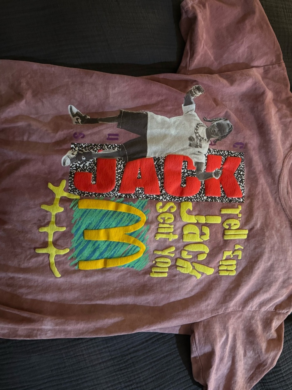 Cactus Jack McDonald’s Collab tshirt